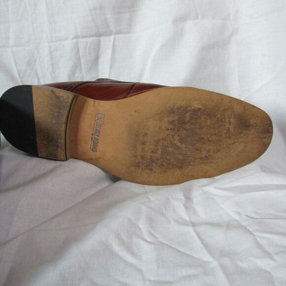 Stacy Adams Dickinson Leather Cap Toe Oxfords Mens US 10 - Picture 8 of 10